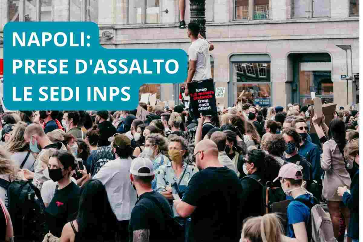protesta Inps Napoli