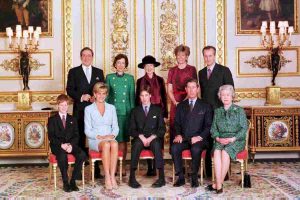 Una foto storica della famiglia Reale Inglese