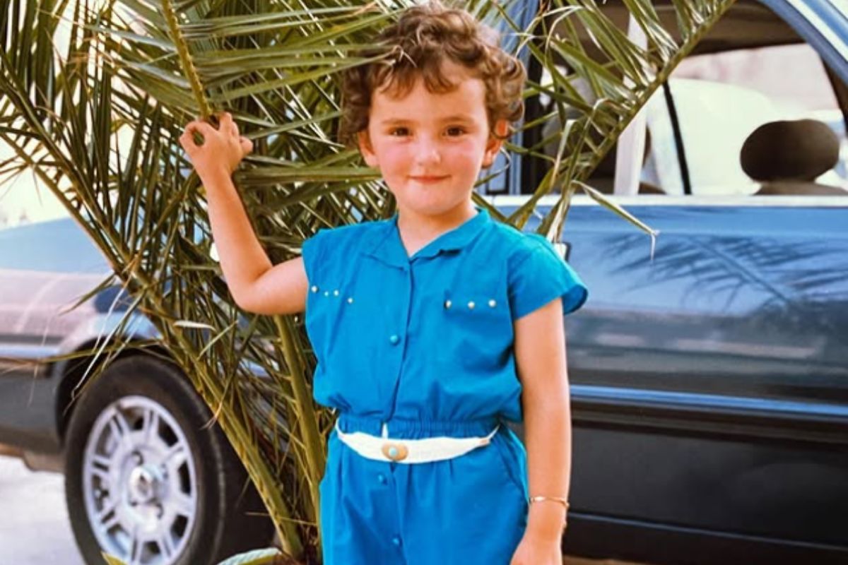 foto arisa da bambina